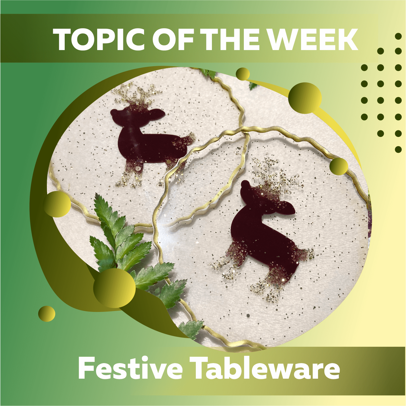 Creating Festive Epoxy Resin Tableware This Christmas: