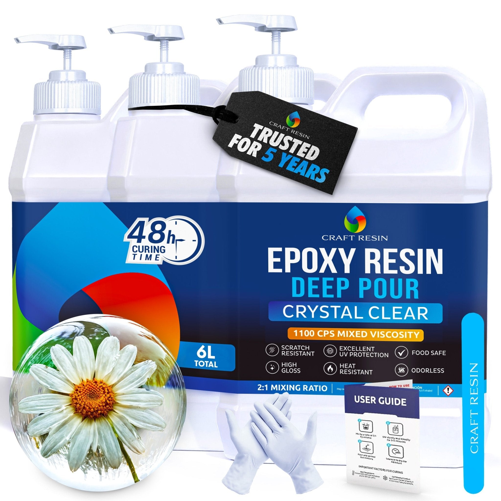 Craft Resin Deep Pour – 6L