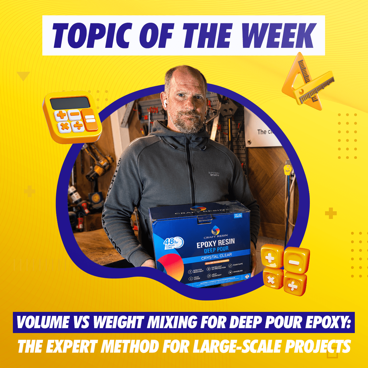 How to Mix Craft Resin Deep Pour by Weight: The Method Every River Table Maker Should Know