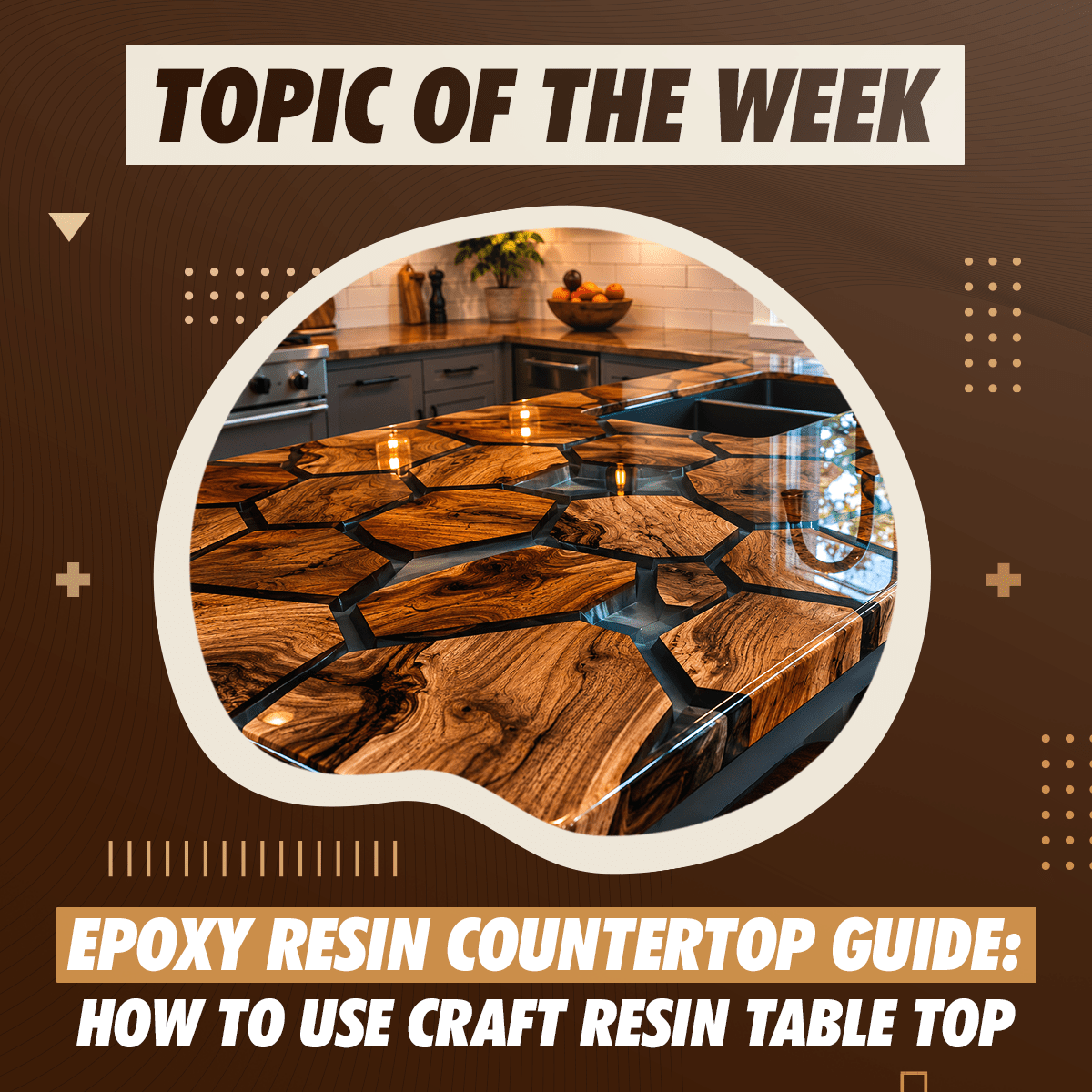 DIY Epoxy Resin Kitchen Countertop or Worktop: How to Use Craft Resin Table Top
