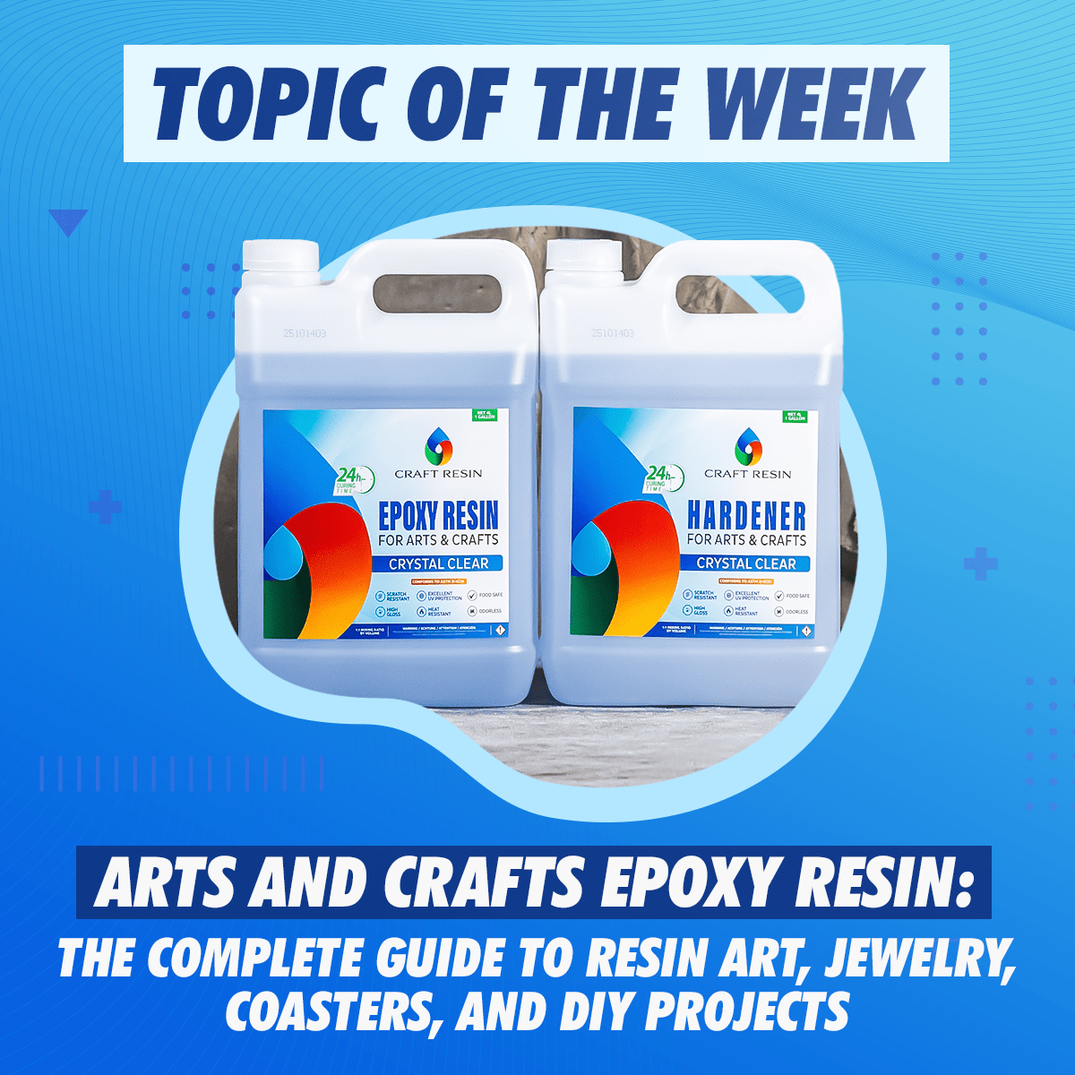 Arts and Crafts Epoxy Resin: The Complete Guide to Resin Art, Jewelry, Coasters, and DIY Projects