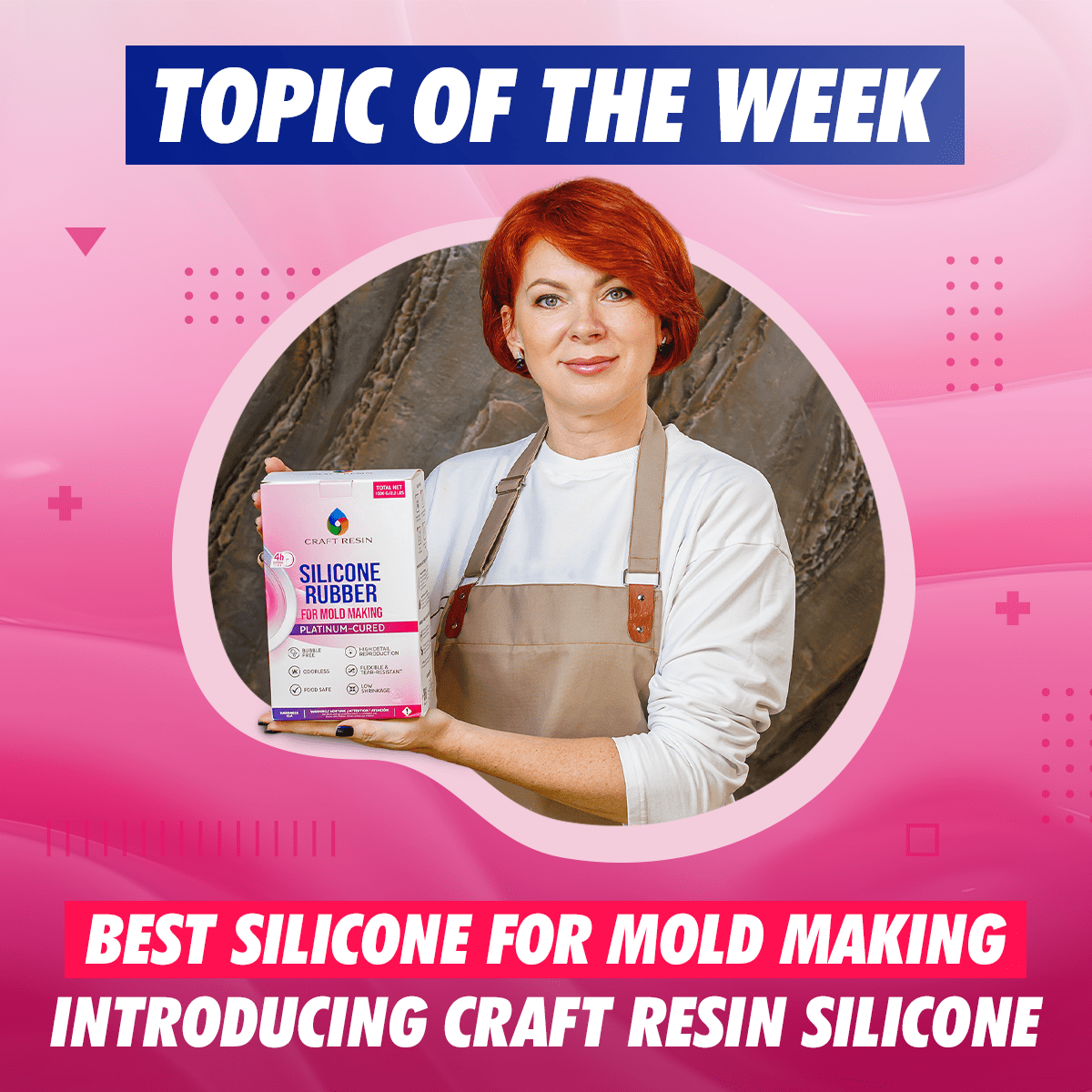 Topic of the week: Best silicone for mold making | Introducing Craft Resin Silicone