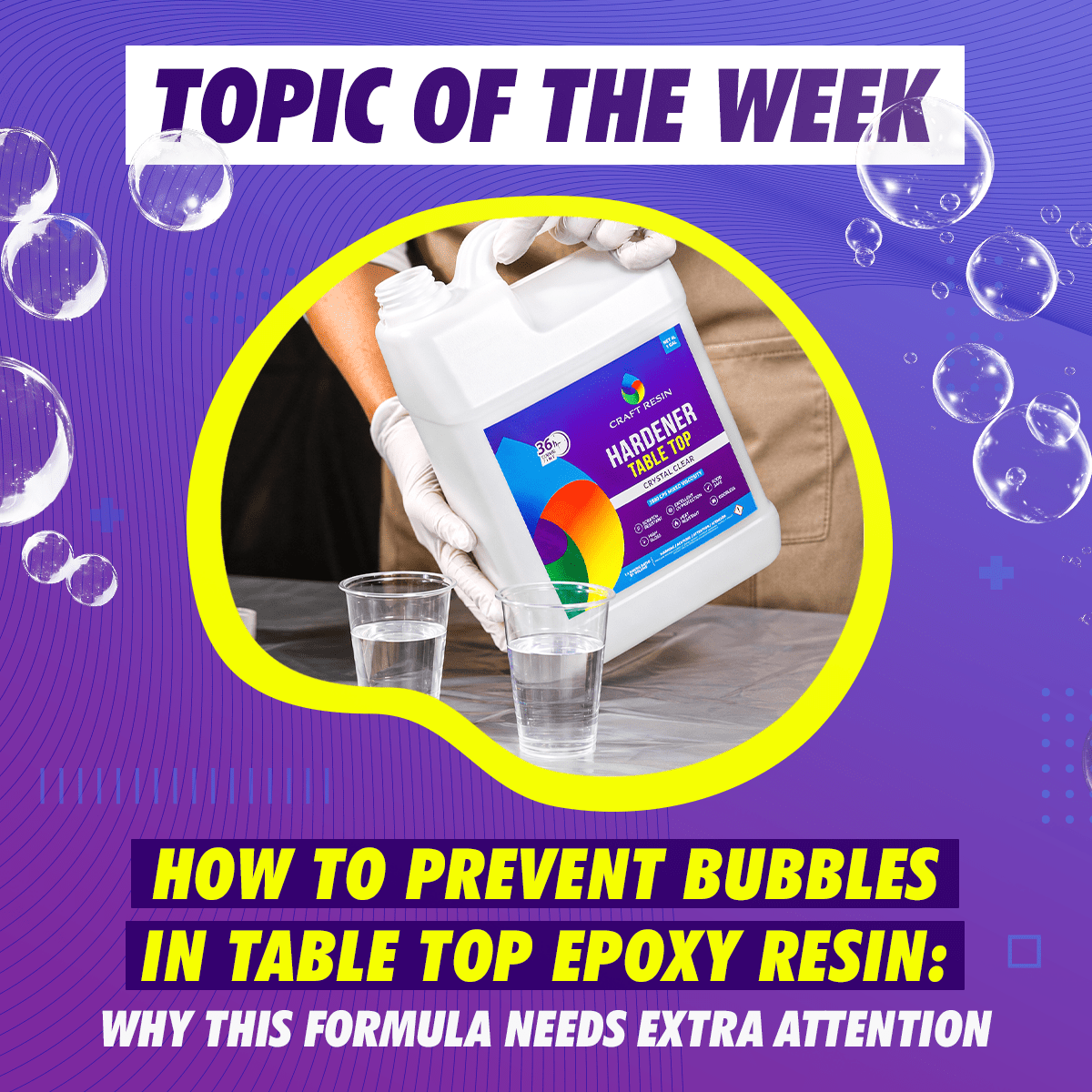 How to Prevent Bubbles in Table Top Epoxy Resin: Why This Formula Needs Extra Attention