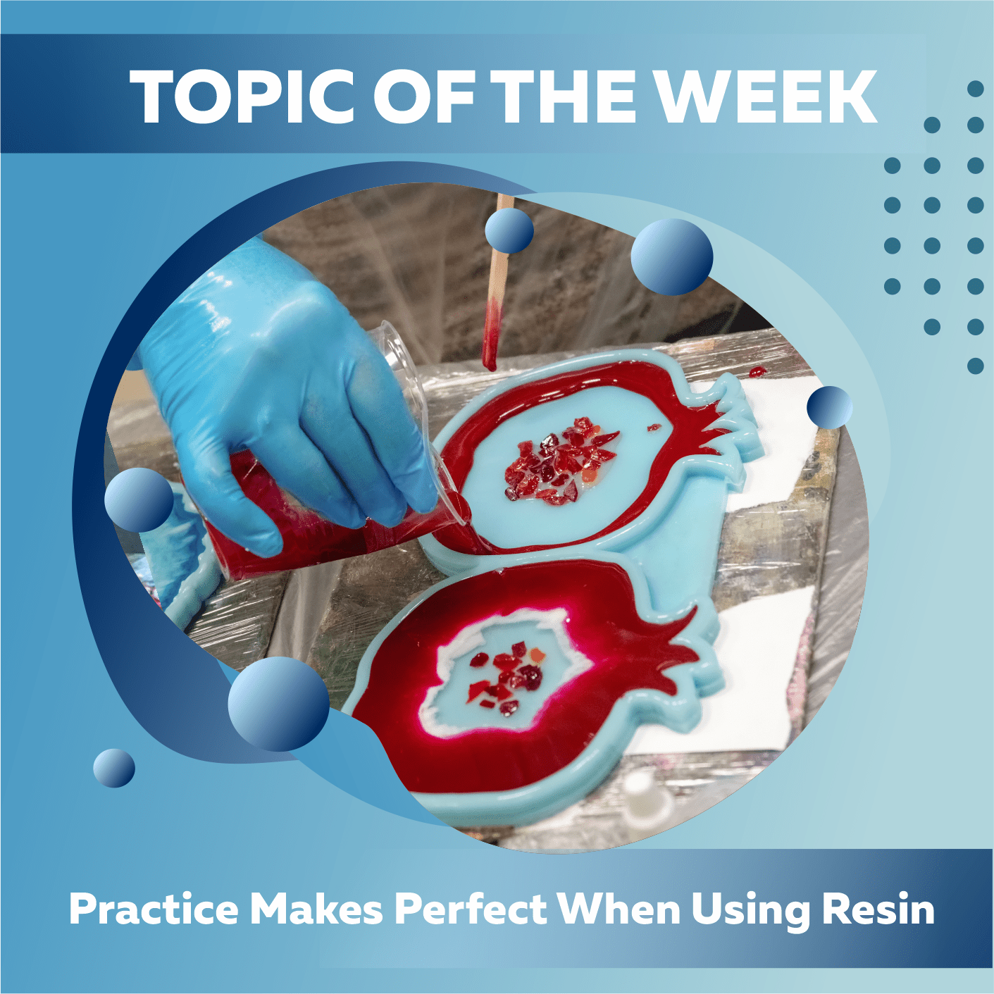 Why you might need to practice when using epoxy resin!