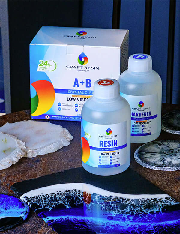 Magic Resin, Epoxy Resin Kit for Art & Craft, 1 Gallon (3.78 L) 128oz, UV Resistant & Odorless, Crystal Clear Epoxy Resin