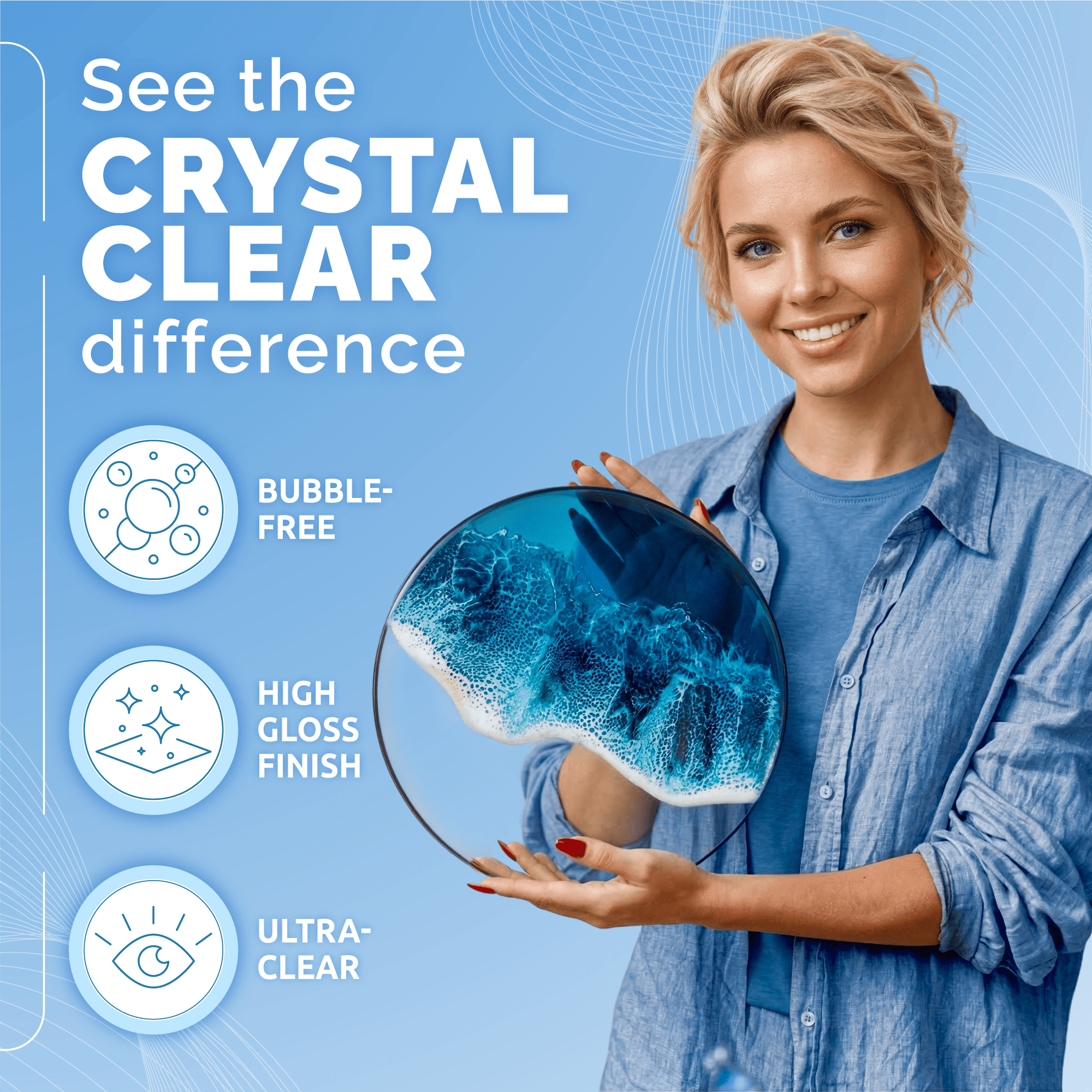 Craft Resin Arts & Crafts Epoxy – 4L