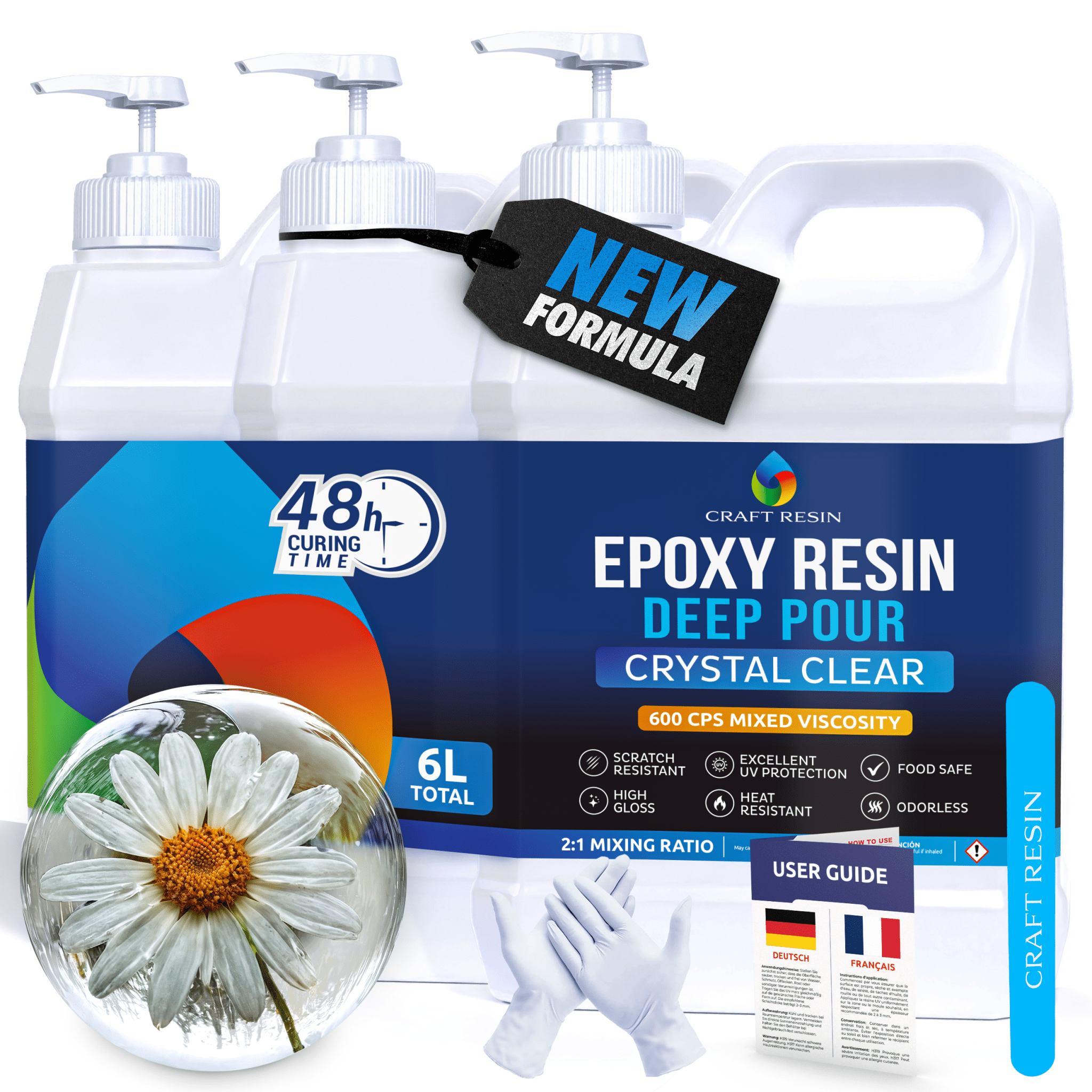 Craft Resin Deep Pour  –  6L