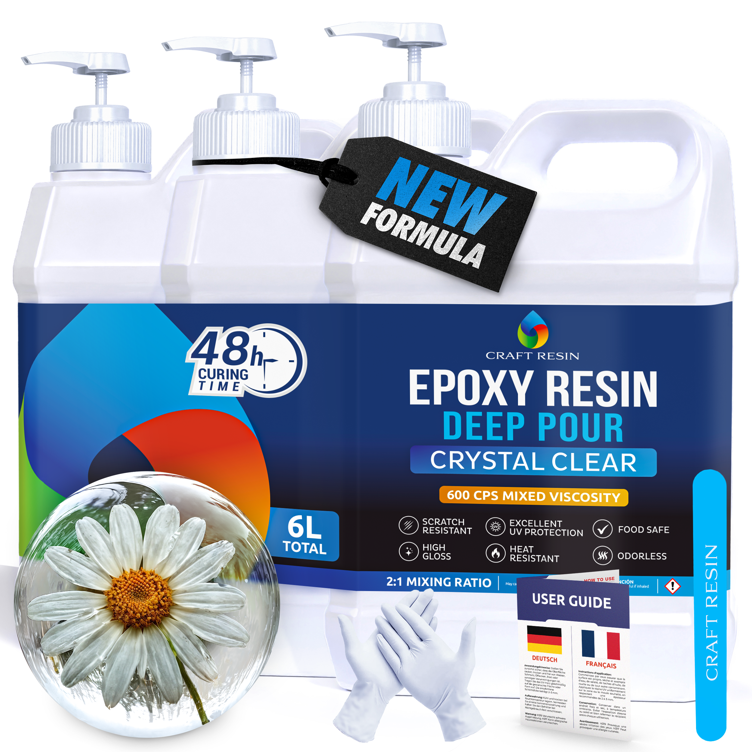 Craft Resin Deep Pour  –  6L