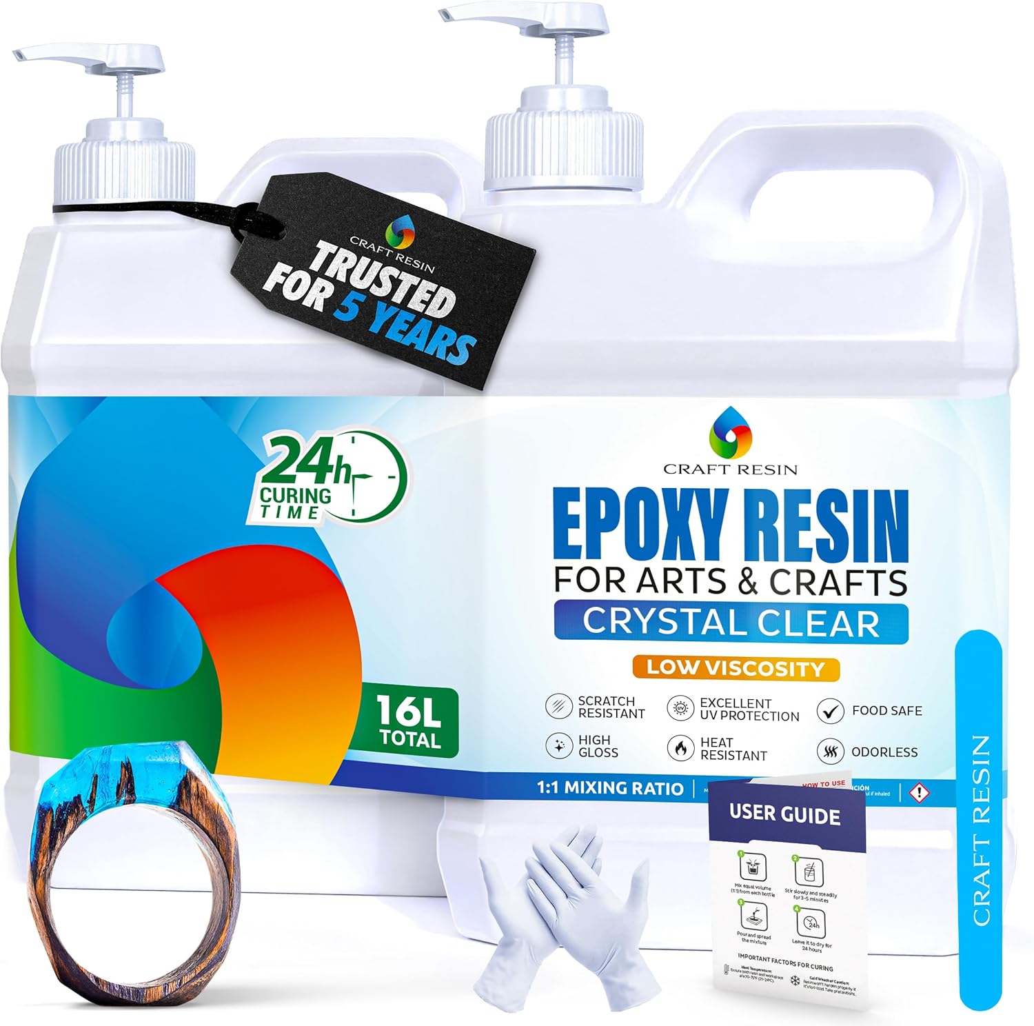Craft Resin Arts&Carfts Epoxy- 16L - Craft Resin EU
