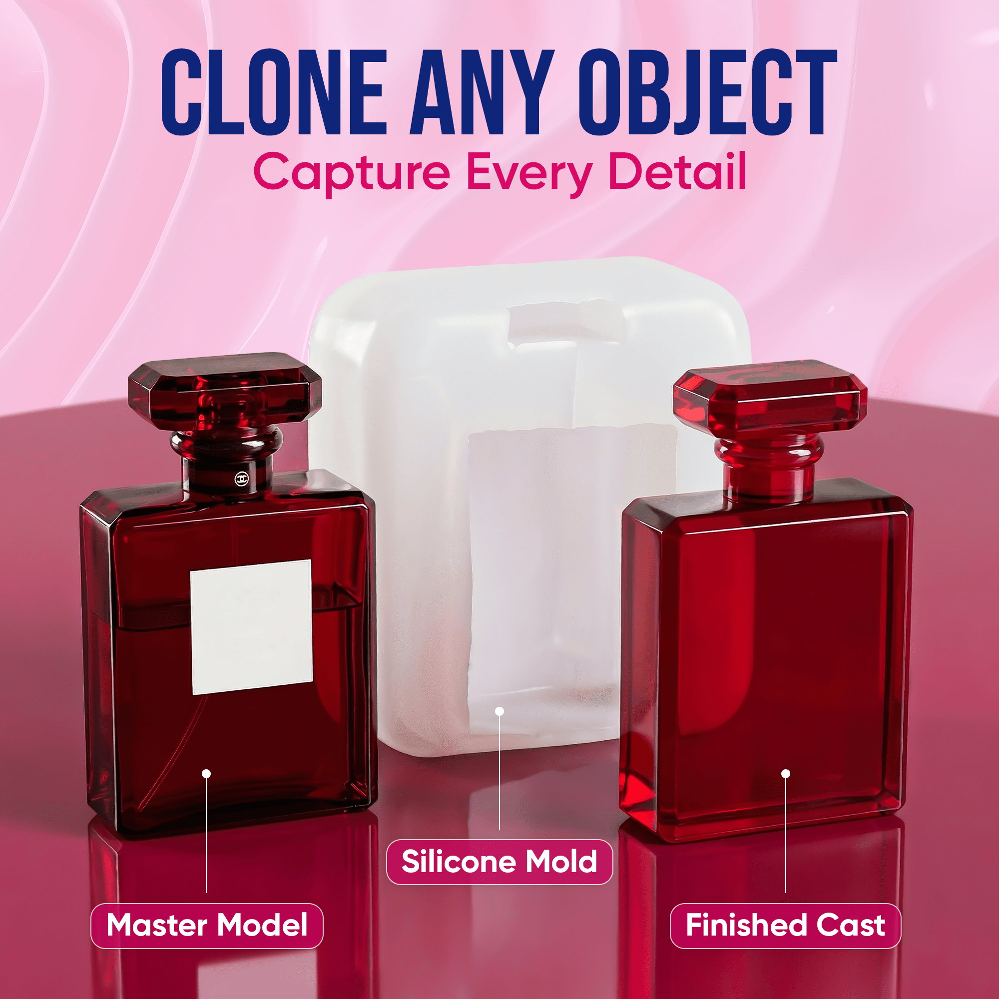 CRAFT RESIN Silicone for Mold Making 30A 1kg | Durable RTV Silicone