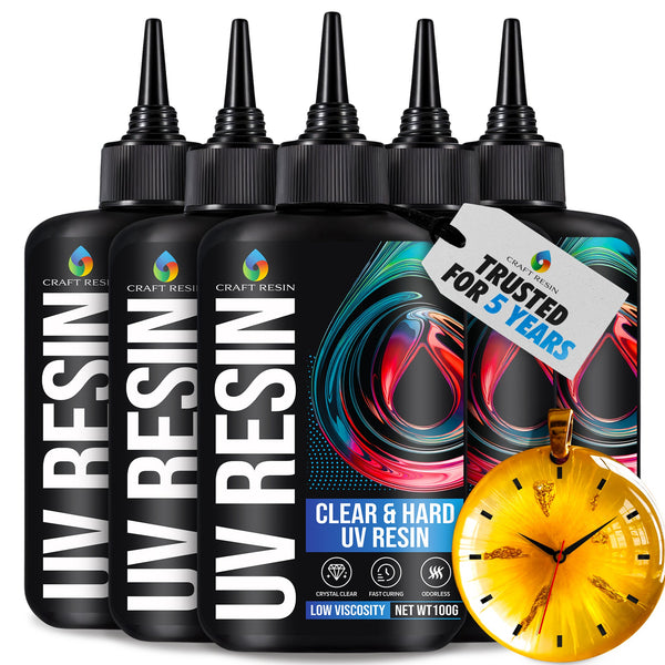 Craft Resin UV Resin 500g bottles for jewellery making, charms and small craft projects