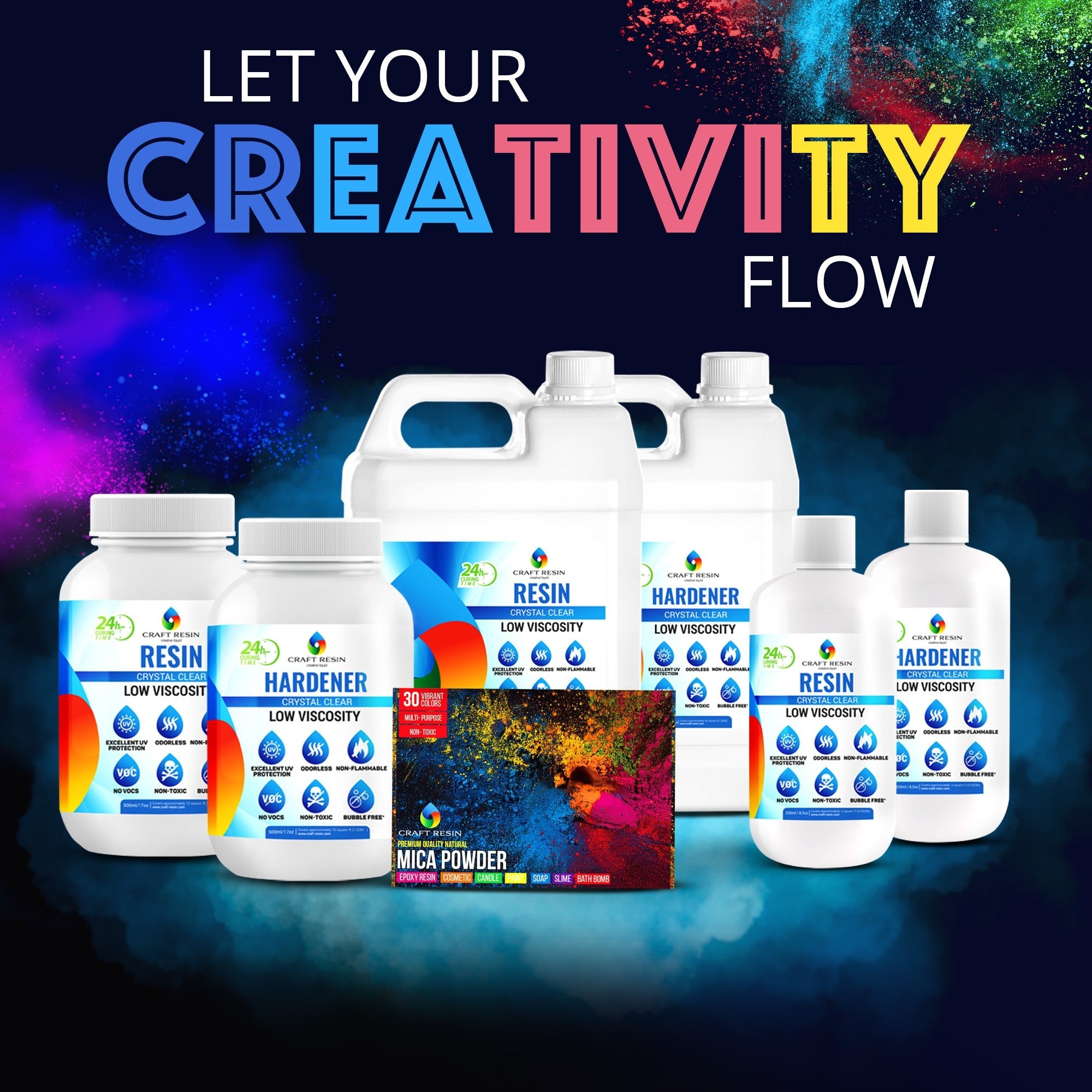 Mica Powder – 30 Colours